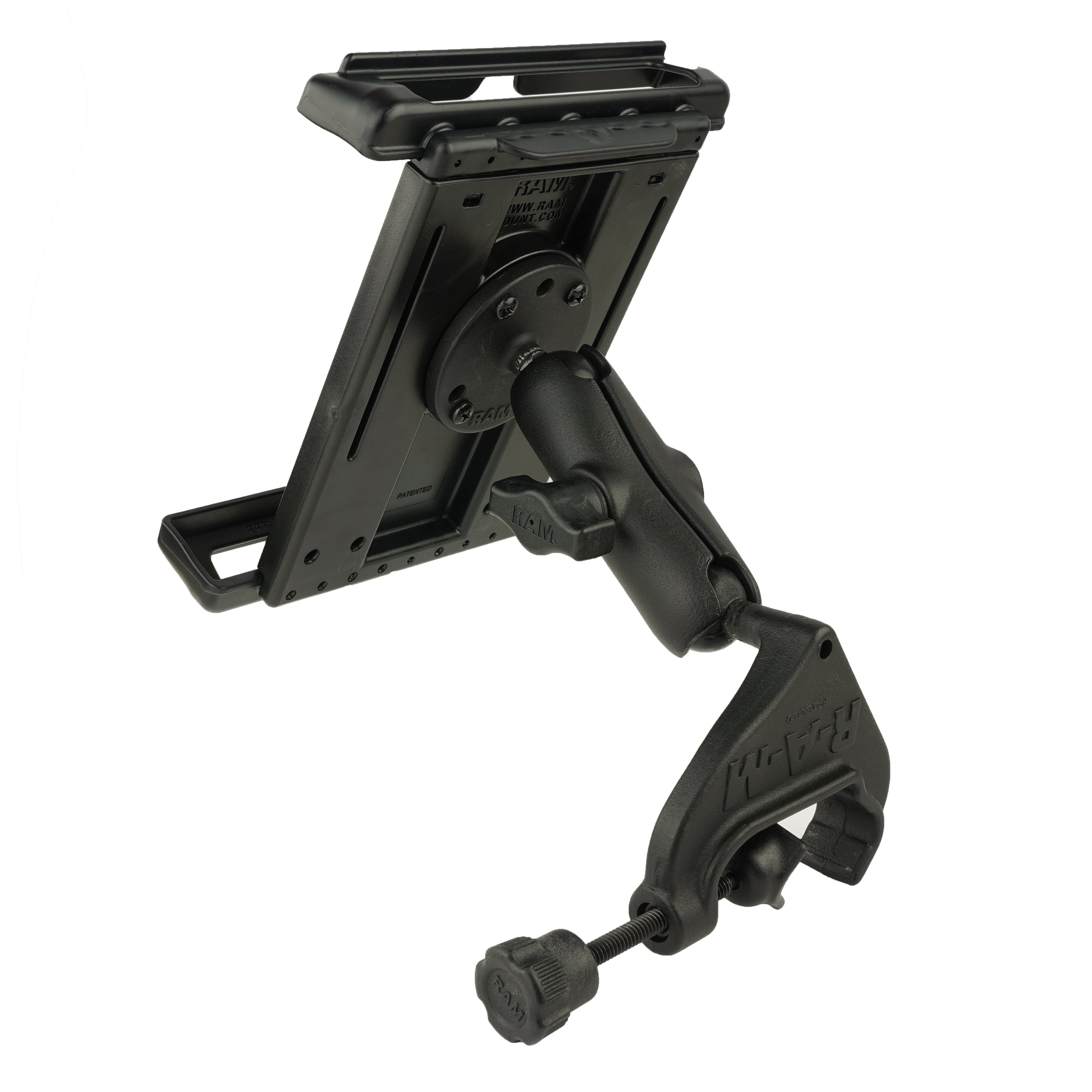 RAM-B-121-TAB12U:RAM-B-121-TAB12U_1:RAM® Tab-Tite™ Yoke Clamp Mount for iPad mini with Heavy Duty Cases