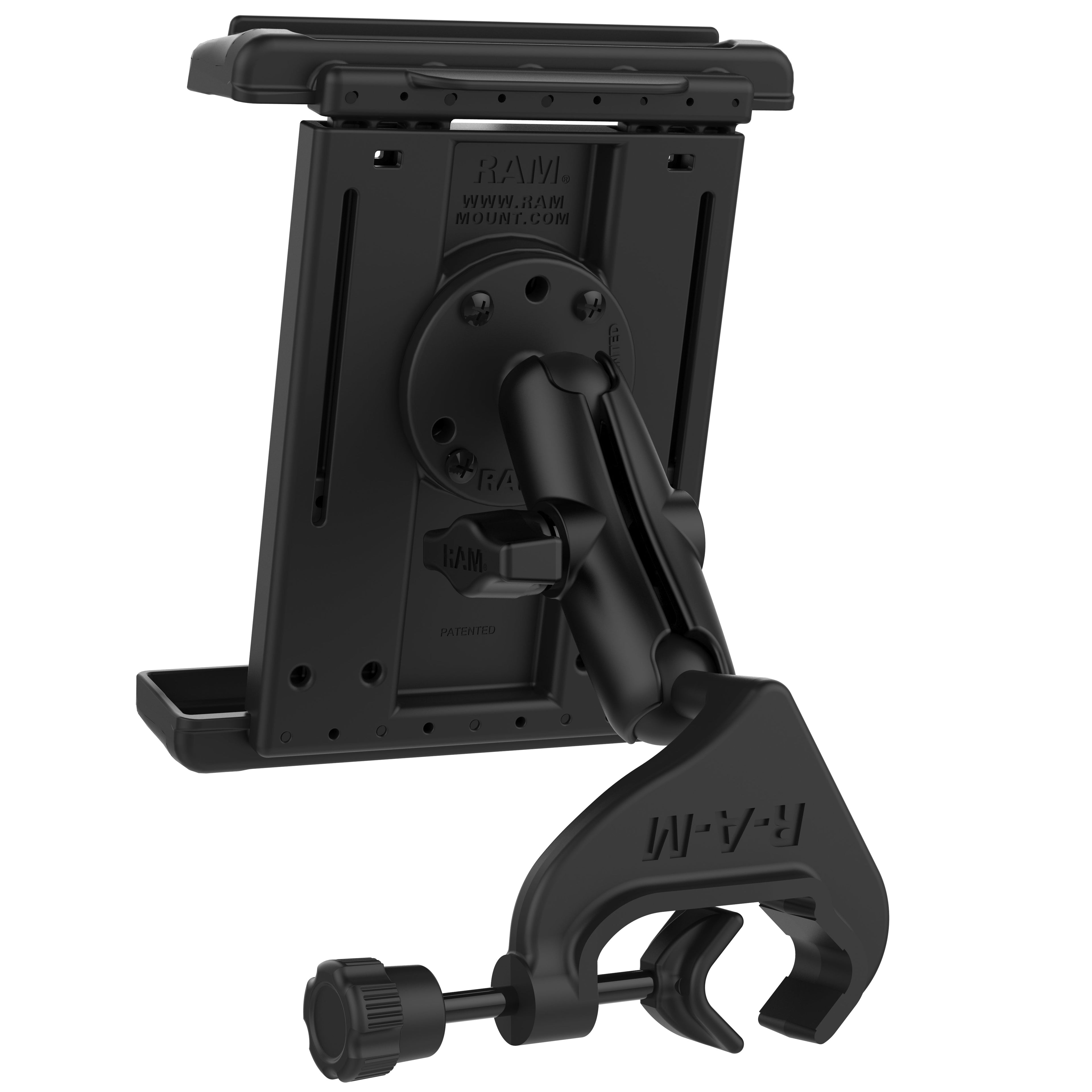 RAM-B-121-TAB12U:RAM-B-121-TAB12U_1:RAM® Tab-Tite™ Yoke Clamp Mount for iPad mini with Heavy Duty Cases