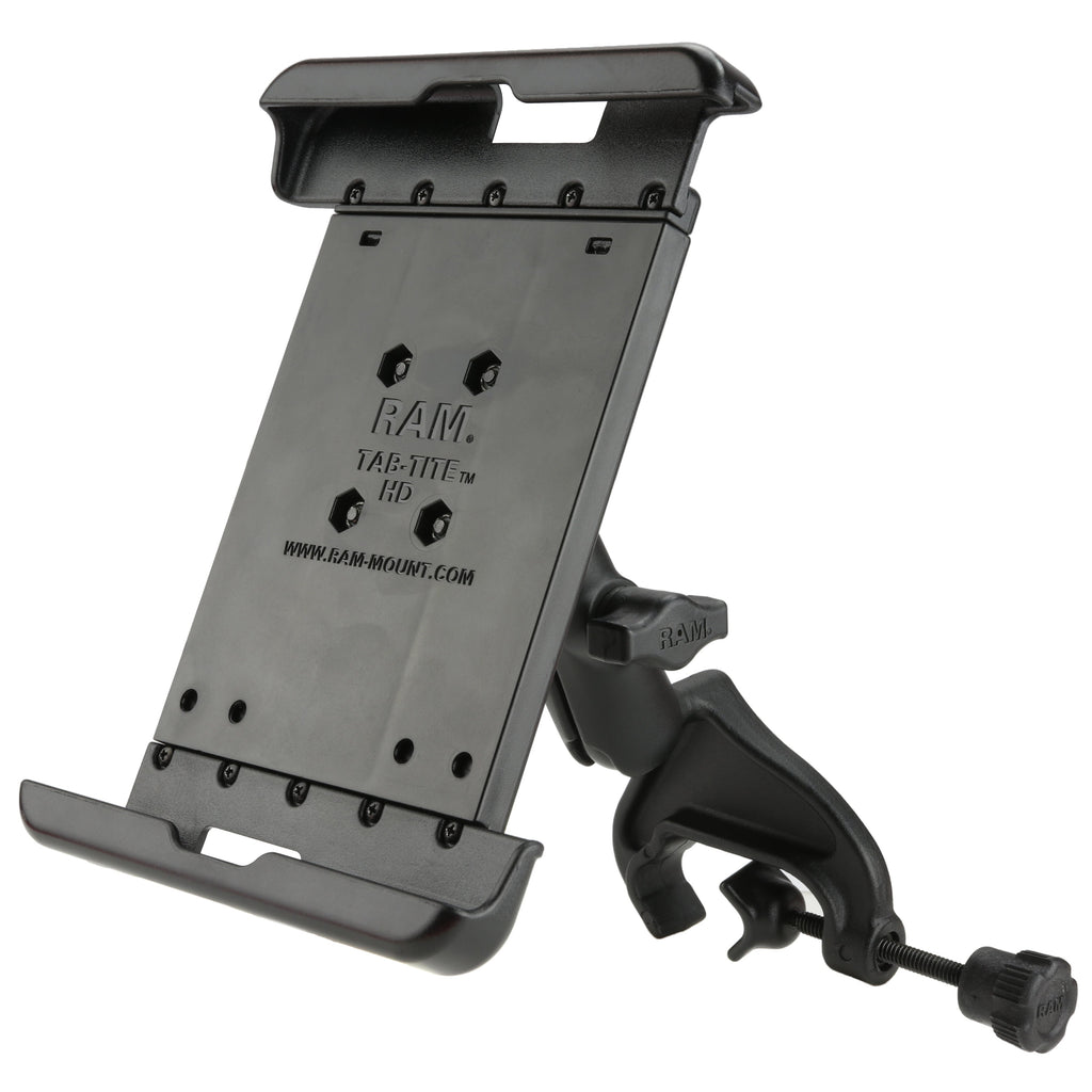 RAM-B-121-TAB29U:RAM-B-121-TAB29U_1:RAM® Tab-Tite™ Yoke Clamp Mount for 8" Tablets with Case