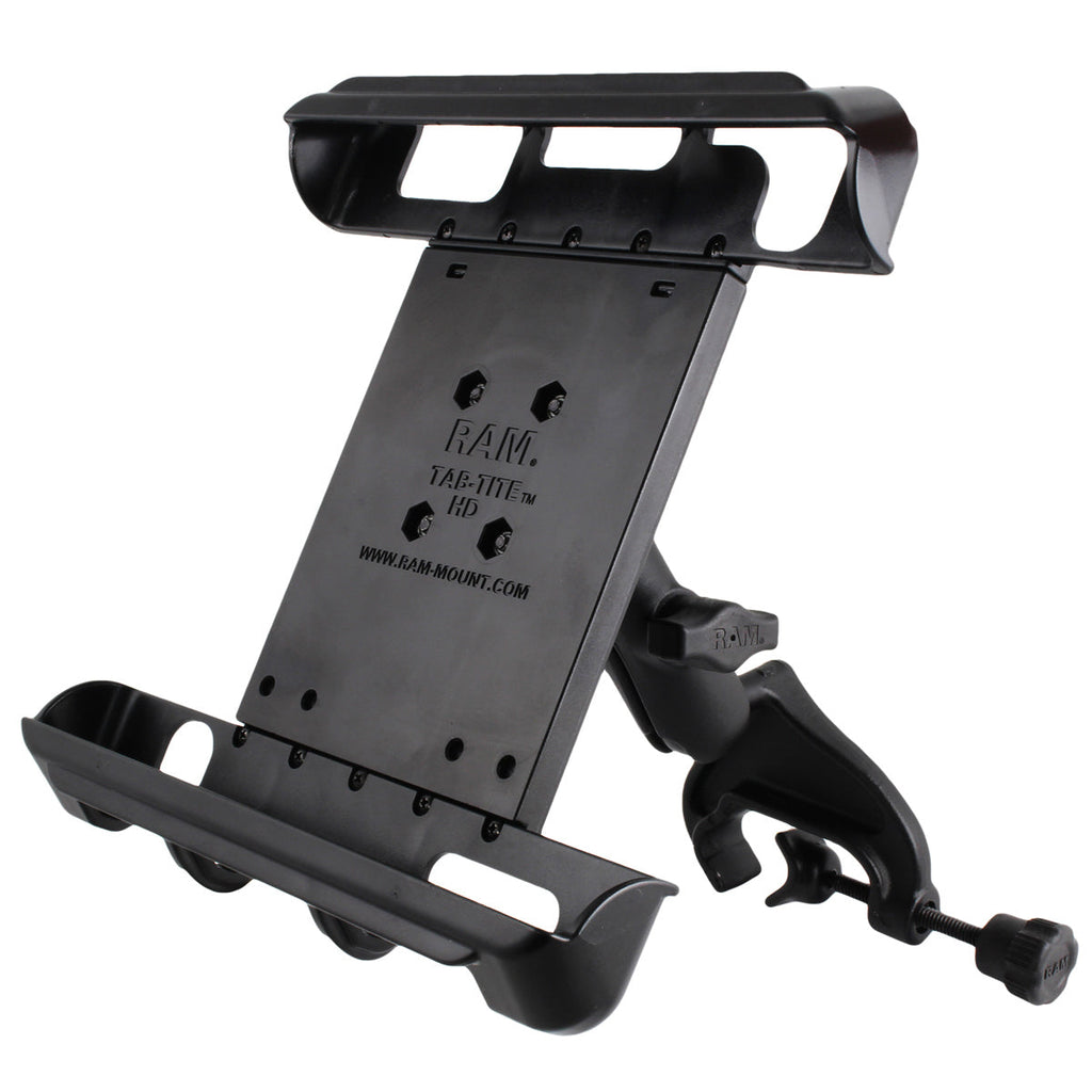 RAM-B-121-TAB8U:RAM-B-121-TAB8U_1:RAM® Tab-Tite™ Yoke Clamp Mount for 9"-10" Tablets