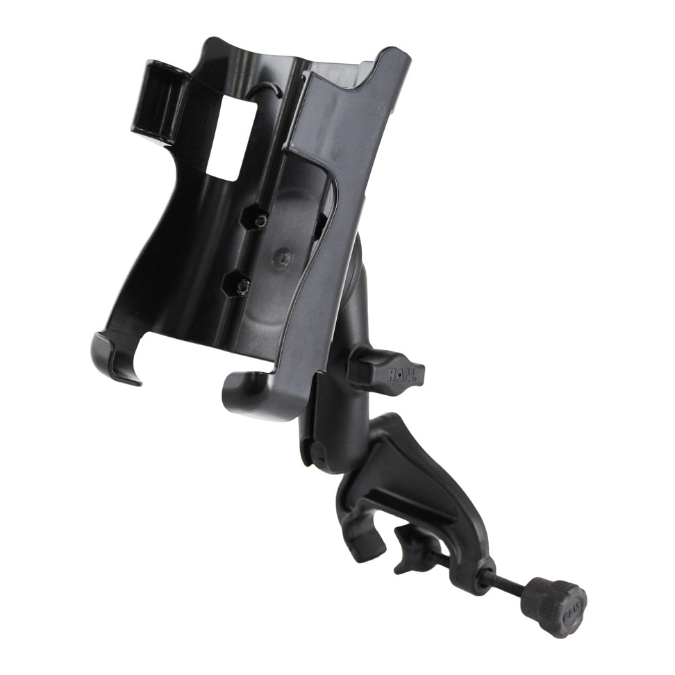 RAM-B-121-TD1U:RAM-B-121-TD1U_1:RAM® Double Ball Yoke Clamp Mount for Trimble TDS Recon