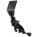 RAM-B-125U-A:RAM-B-125U-A_1:RAM® Double Ball Yoke Clamp Mount with Angled Extension Plate - Short