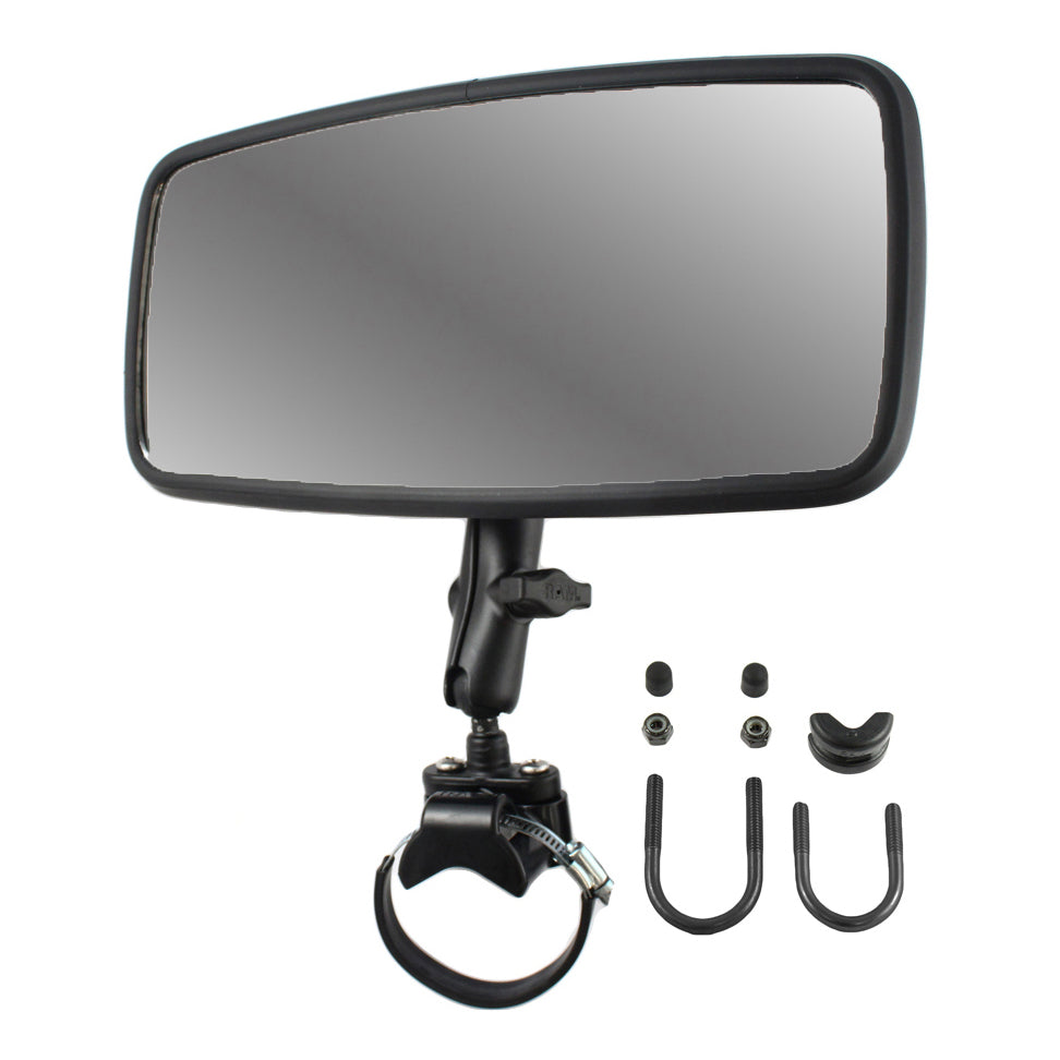 RAM-B-126-231Z-2:RAM-B-126-231Z-2_1:RAM® Double Ball Large Rail Mount with Rear View Mirror