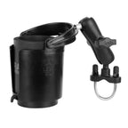 RAM-B-132-1RU:RAM-B-132-1RU_1:RAM® Level Cup 16oz Drink Holder with U-Bolt Base - 1" - 1.25" Rails