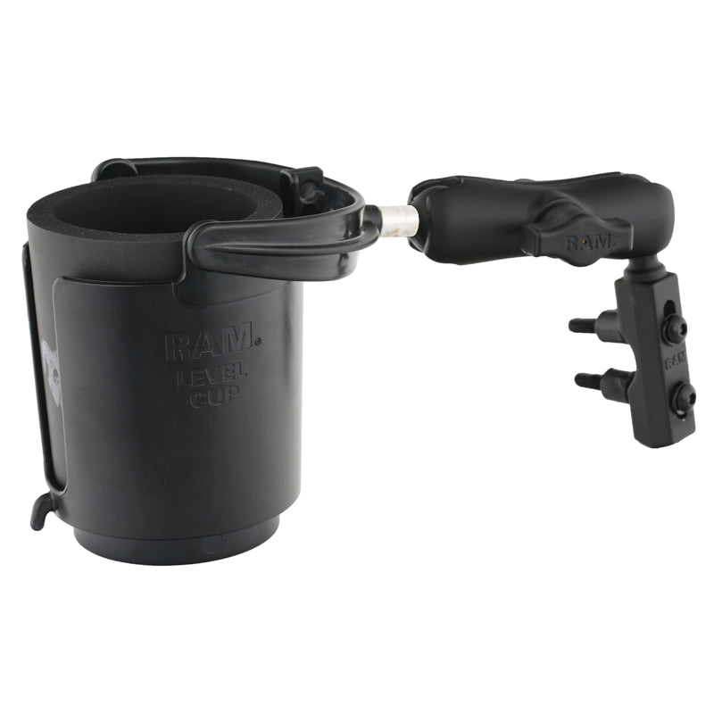 RAM-B-132-309U:RAM-B-132-309U_1:RAM® Level Cup™ 16oz Drink Holder Brake/Clutch Reservoir Mount