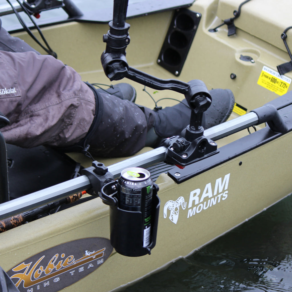 RAM-B-132-400U:RAM-B-132-400U_1:RAM® Level Cup™ 16oz Drink Holder with RAM® Tough-Claw™ Mount
