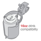 RAM-B-132-400U:RAM-B-132-400U_1:RAM® Level Cup™ 16oz Drink Holder with RAM® Tough-Claw™ Mount