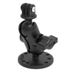 RAM-B-138-A-GOP1U:RAM-B-138-A-GOP1U_1:RAM® Drill-Down Double Ball Mount with Universal Action Camera Adapter