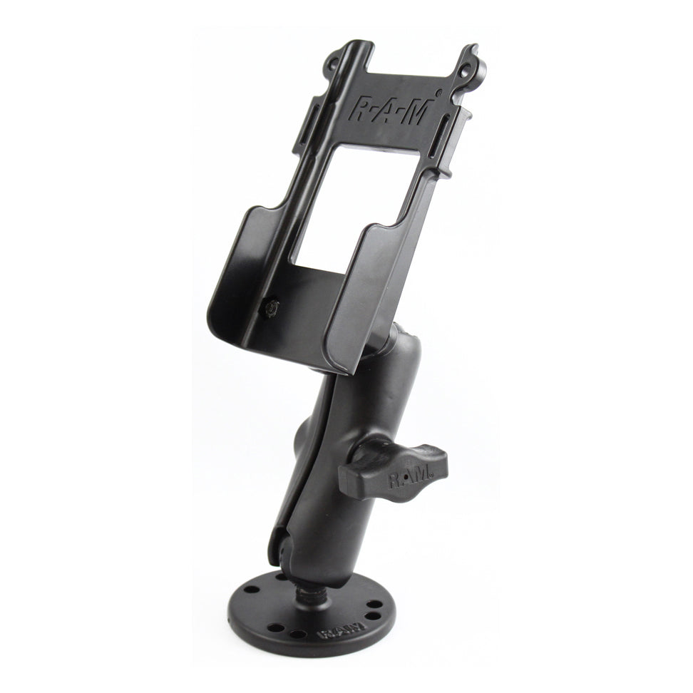 RAM-B-138-BC1U:RAM-B-138-BC1U_1:RAM® Drill-Down Mount with Universal Belt Clip Cradle