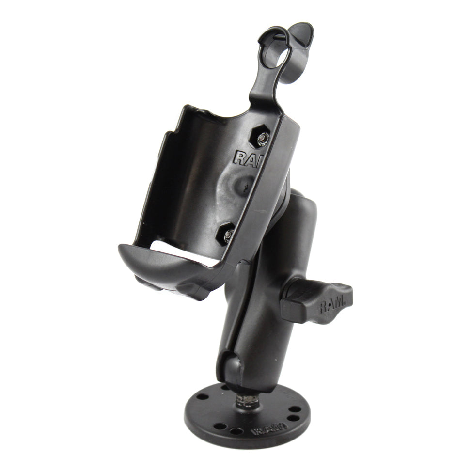RAM-B-138-GA20U:RAM-B-138-GA20U_1:RAM® Drill-Down Mount for Garmin Rino 520 & 530 Series- Aluminum