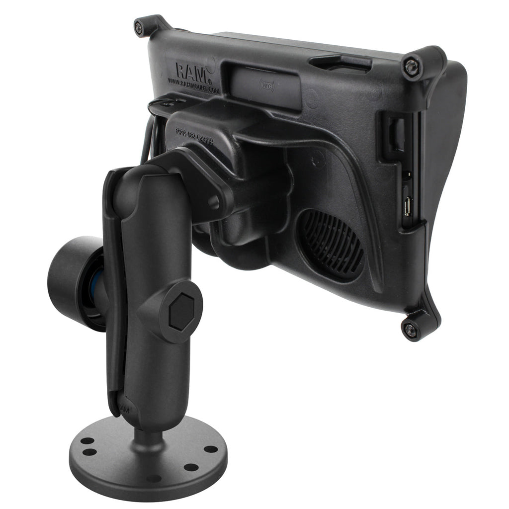 RAM-B-138-GA66LU:RAM-B-138-GA66LU_1:RAM® Pin-Lock™ Drill-Down Locking Mount for Garmin fleet 660/670