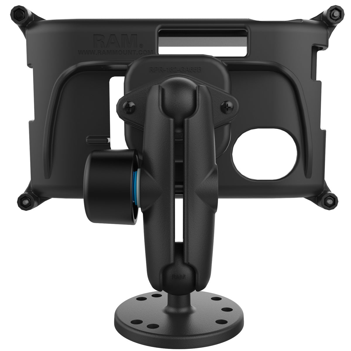 RAM-B-138-GA66LU:RAM-B-138-GA66LU_1:RAM® Pin-Lock™ Drill-Down Locking Mount for Garmin fleet 660/670