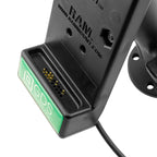 RAM-B-138-GDS-DOCK-V1CPU:RAM-B-138-GDS-DOCK-V1CPU_1:GDS® Powered USB-C 2.0 Phone Dock with Drill-Down Double Ball Mount