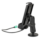 RAM-B-138-GDS-DOCK-V1CPU:RAM-B-138-GDS-DOCK-V1CPU_1:GDS® Powered USB-C 2.0 Phone Dock with Drill-Down Double Ball Mount