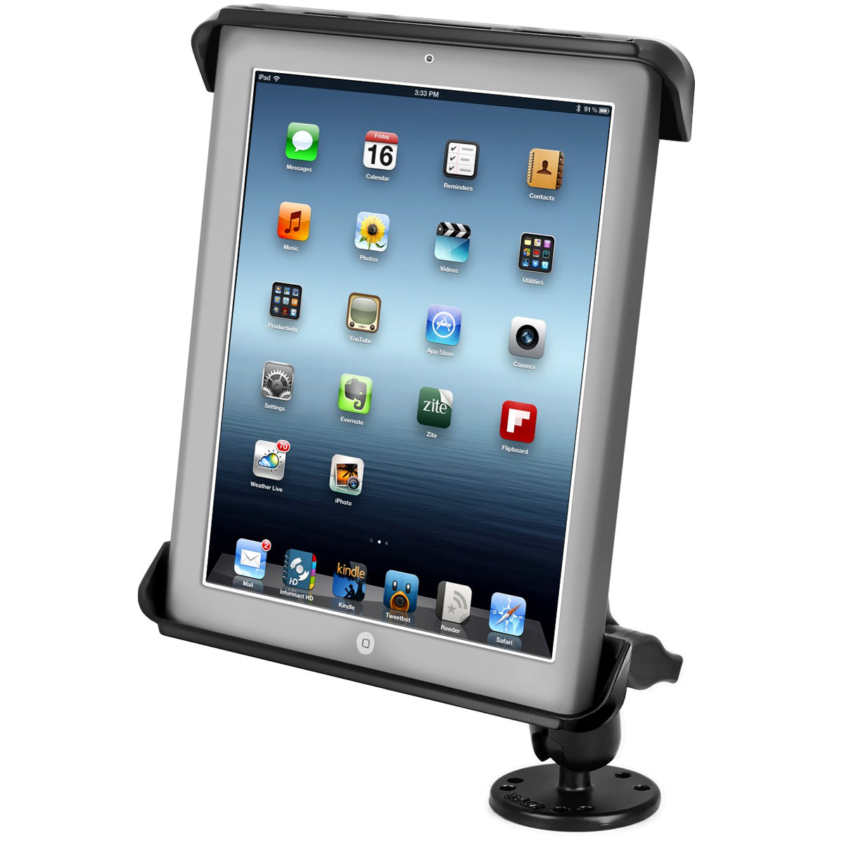 RAM-B-138-TAB-LG:RAM-B-138-TAB-LG_1:RAM® Tab-Tite™ Drill-Down Mount for Large Tablets