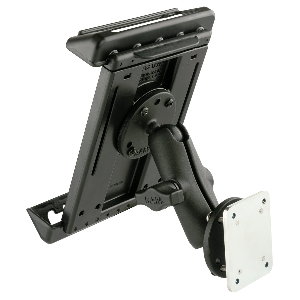 RAM-B-138-TAB4-225B2U:RAM-B-138-TAB4-225B2U_1:RAM® Tab-Tite™ Drill-Down Mount with Backing Plate for Small Tablets