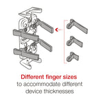 RAM-B-138-UN4:RAM-B-138-UN4_1:RAM® Finger-Grip™ Universal Mount with Drill-Down Base