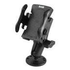 RAM-B-138-UN5U:RAM-B-138-UN5U_1:RAM® Drill-Down Mount with Spring-Loaded Phone Holder