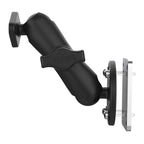 RAM-B-138U-225B2:RAM-B-138U-225B2_1:RAM® Double Ball Mount with Backing Plate & Diamond Plate