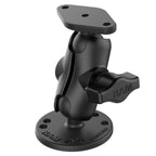 RAM-B-138U-A:RAM-B-138U-A_1:RAM® Double Ball Drill-Down Mount with Diamond Plate - Short