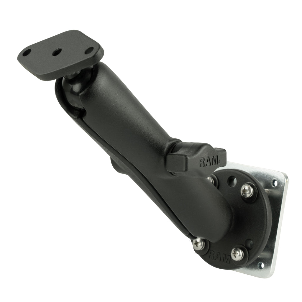 RAM-B-138U-C-INT3:RAM-B-138U-C-INT3_1:RAM® Double Ball Drill-Down Mount with Diamond Plate & Backer Plate