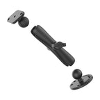 RAM-B-138U-C:RAM-B-138U-C_1:RAM® Double Ball Drill-Down Mount with Diamond Plate - Long
