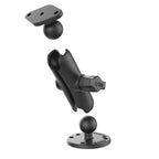 RAM-B-138U:RAM-B-138U_1:RAM® Double Ball Drill-Down Mount with Diamond Plate - Medium