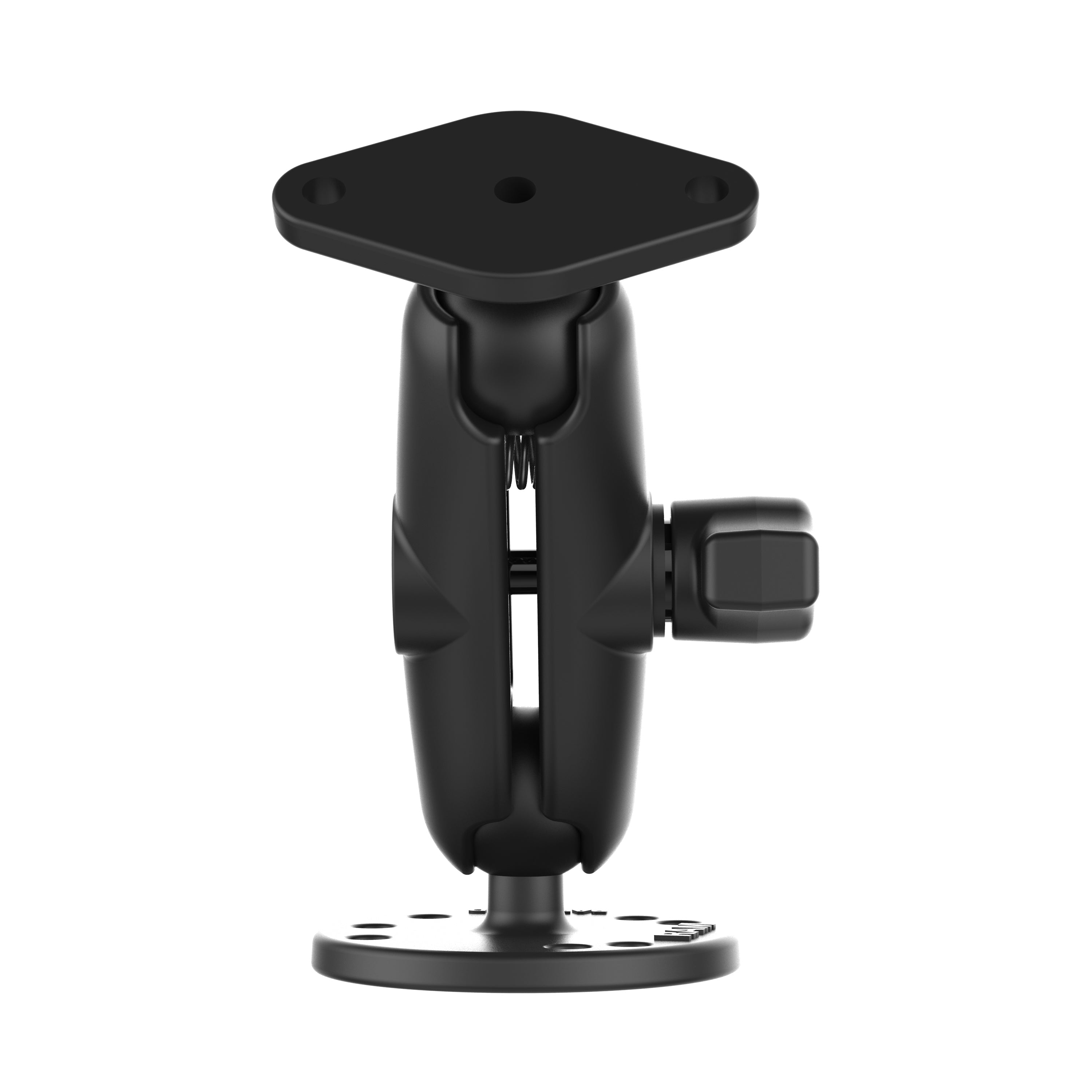 RAM-B-138U:RAM-B-138U_1:RAM® Double Ball Drill-Down Mount with Diamond Plate - Medium