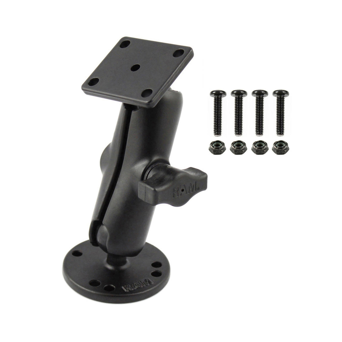 RAM-B-139-G4U:RAM-B-139-G4U_1:RAM® Drill-Down Double Ball Mount with Hardware for Garmin GPSMAP Series