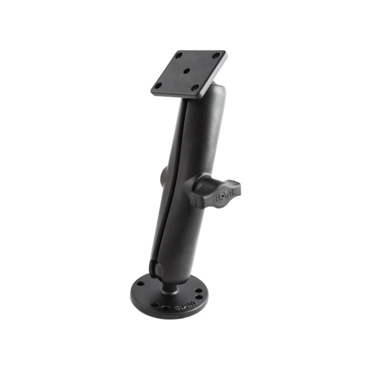RAM-B-139U-C:RAM-B-139U-C_1:RAM® Drill-Down Double Ball Mount with Rectangle AMPS Plate - Long
