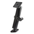 RAM-B-140U-C:RAM-B-140U-C_1:RAM® Double Ball Mount with 2-Hole & 4-Hole AMPS Plates - Long