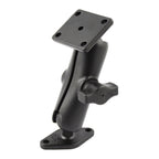 RAM-B-140U:RAM-B-140U_1:RAM® Double Ball Mount with 2-Hole & 4-Hole AMPS Plates - Medium