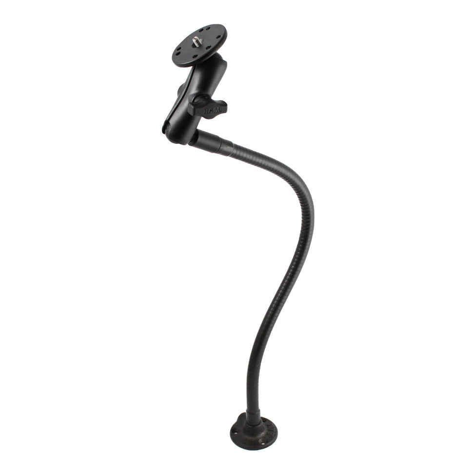 RAM-B-141-1890:RAM-B-141-1890_1:RAM® 18" Flex Arm with Double Ball Mount and 1/4"-20 Threaded Stud