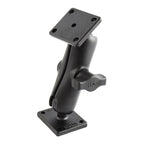 RAM-B-141U:RAM-B-141U_1:RAM® Drill-Down Double Ball Mount with Rectangle AMPS Plates - Medium