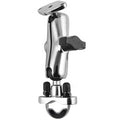 RAM-B-149CHU:RAM-B-149CHU_1:RAM® Chrome Handlebar U-Bolt Mount with Medium Double Socket Arm