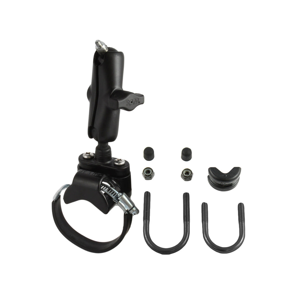 RAM-B-149Z-2-237:RAM-B-149Z-2-237_1:RAM® ATV/UTV Double Ball Rail Mount with 1/4"-20 Threaded Stud