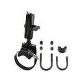 RAM-B-149Z-2-237:RAM-B-149Z-2-237_1:RAM® ATV/UTV Double Ball Rail Mount with 1/4"-20 Threaded Stud