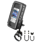 RAM-B-149Z-2-AQ1:RAM-B-149Z-2-AQ1_1:RAM® Aqua Box® ATV/UTV Rail Mount for Large Devices