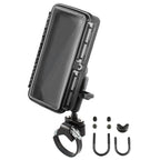 RAM-B-149Z-2-AQ1:RAM-B-149Z-2-AQ1_1:RAM® Aqua Box® ATV/UTV Rail Mount for Large Devices