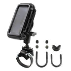 RAM-B-149Z-2-AQ2:RAM-B-149Z-2-AQ2_1:RAM® Aqua Box® ATV/UTV Rail Mount for Medium Devices