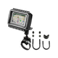 RAM-B-149Z-2-AQ6:RAM-B-149Z-2-AQ6_1:RAM® Aqua Box® ATV/UTV Rail Mount for Medium-Wide Devices