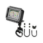RAM-B-149Z-2-AQ6:RAM-B-149Z-2-AQ6_1:RAM® Aqua Box® ATV/UTV Rail Mount for Medium-Wide Devices