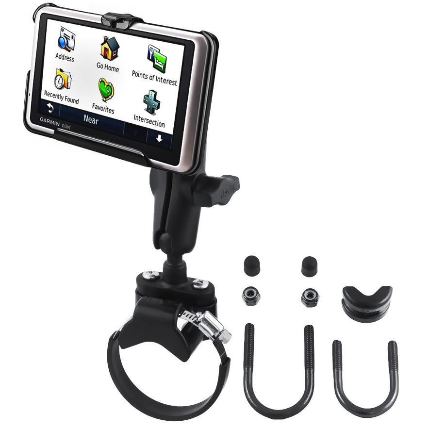 RAM-B-149Z-2-GA34:RAM-B-149Z-2-GA34_1:RAM® ATV/UTV Double Ball Rail Mount for Garmin nuvi 1300 Series + More