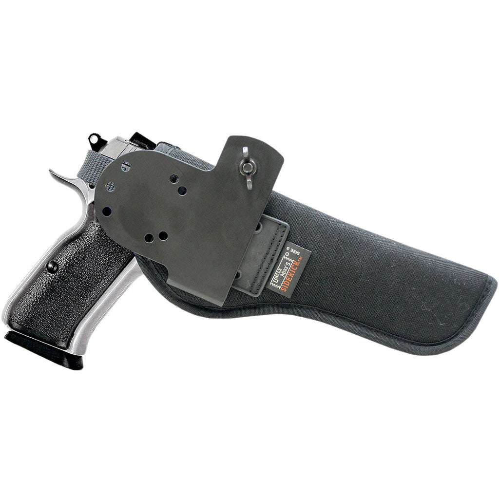 RAM-B-149Z-2-GUN1U:RAM-B-149Z-2-GUN1U_1:RAM® ATV/UTV Double Ball Rail Mount with Gun Holster Clip