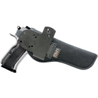 RAM-B-149Z-2-GUN1U:RAM-B-149Z-2-GUN1U_1:RAM® ATV/UTV Double Ball Rail Mount with Gun Holster Clip