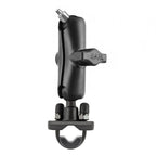 RAM-B-149Z-237U:RAM-B-149Z-237U_1:RAM® U-Bolt Double Ball Mount with 1/4"-20 Threaded Stud - B Size Medium