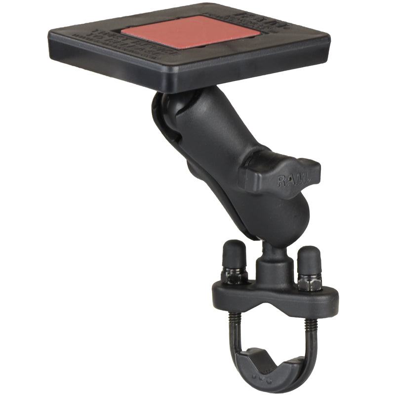 RAM-B-149Z-300-1U:RAM-B-149Z-300-1U_1:RAM® Power Plate™ III Radar Detector Mount with Handlebar U-Bolt Base