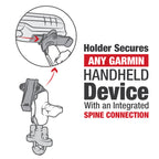 RAM-B-149Z-A-GA76U:RAM-B-149Z-A-GA76U_1:RAM® Spine Clip Garmin Mount with Handlebar U-Bolt Base