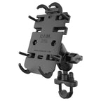 RAM-B-149Z-A-PD3U:RAM-B-149Z-A-PD3U_1:RAM® Quick-Grip™ Phone Mount with Handlebar U-Bolt Base - Short