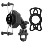 RAM-B-149Z-A-UN10-462:RAM-B-149Z-A-UN10-462_1:RAM® X-Grip® Large Phone Mount with Vibe-Safe™ & U-Bolt Base - Short